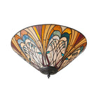 Interiors 1900 Lampada da soffitto Tiffany Medium Flush Hector