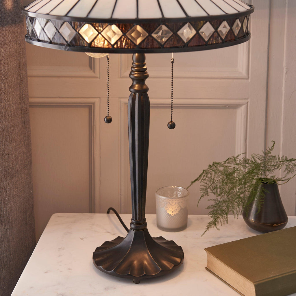 Interiors 1900 Lampada da Tavolo Tiffany Fargo