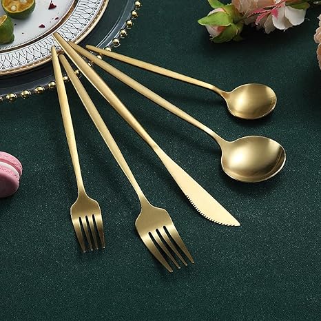 Posate minimaliste in acciaio inossidabile – Eleganza nel design semplice