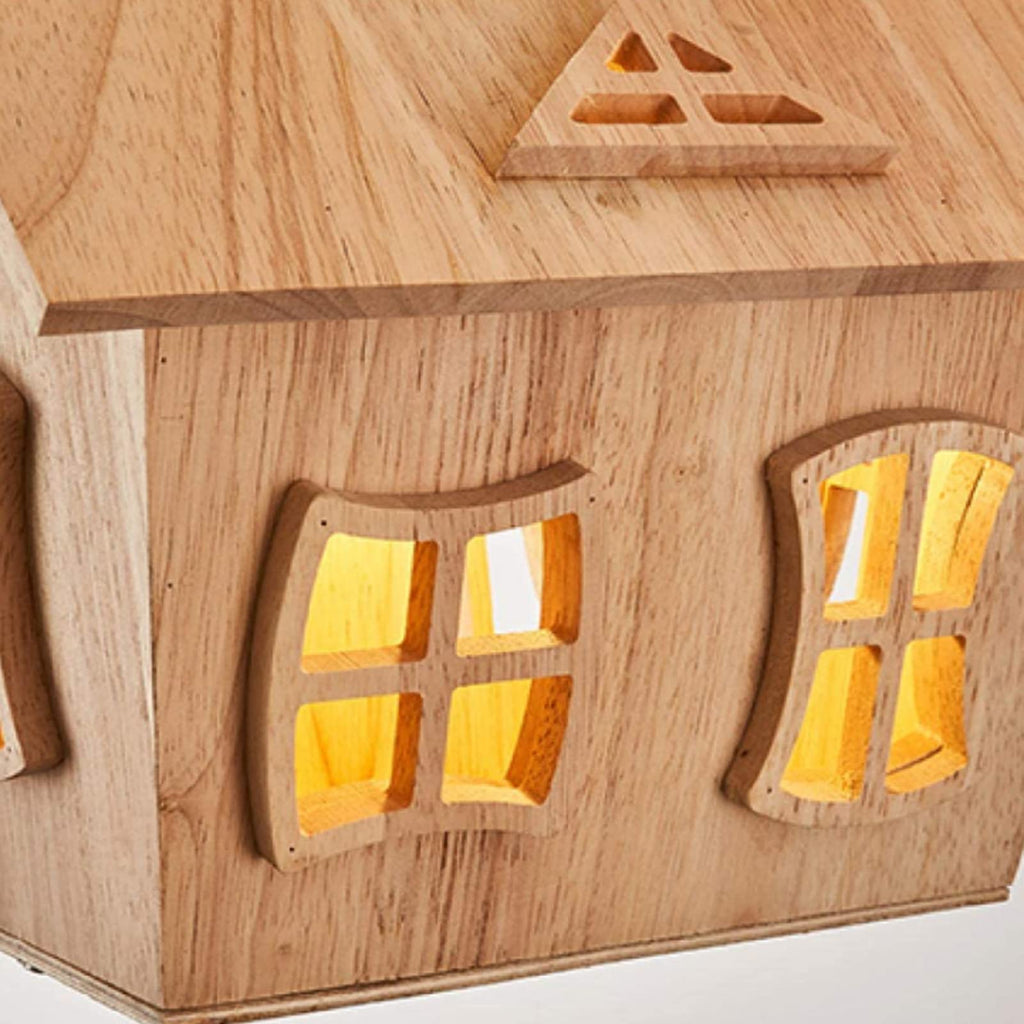 Lampada da soffitto a incasso Aria Designer in legno per camera dei bambini