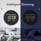 Orologio da Parete Digitale Scandinavo con Display LED e Alimentazione USB