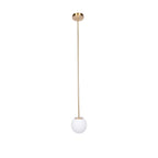 Lampada a Sospensione Minimalista in Ottone