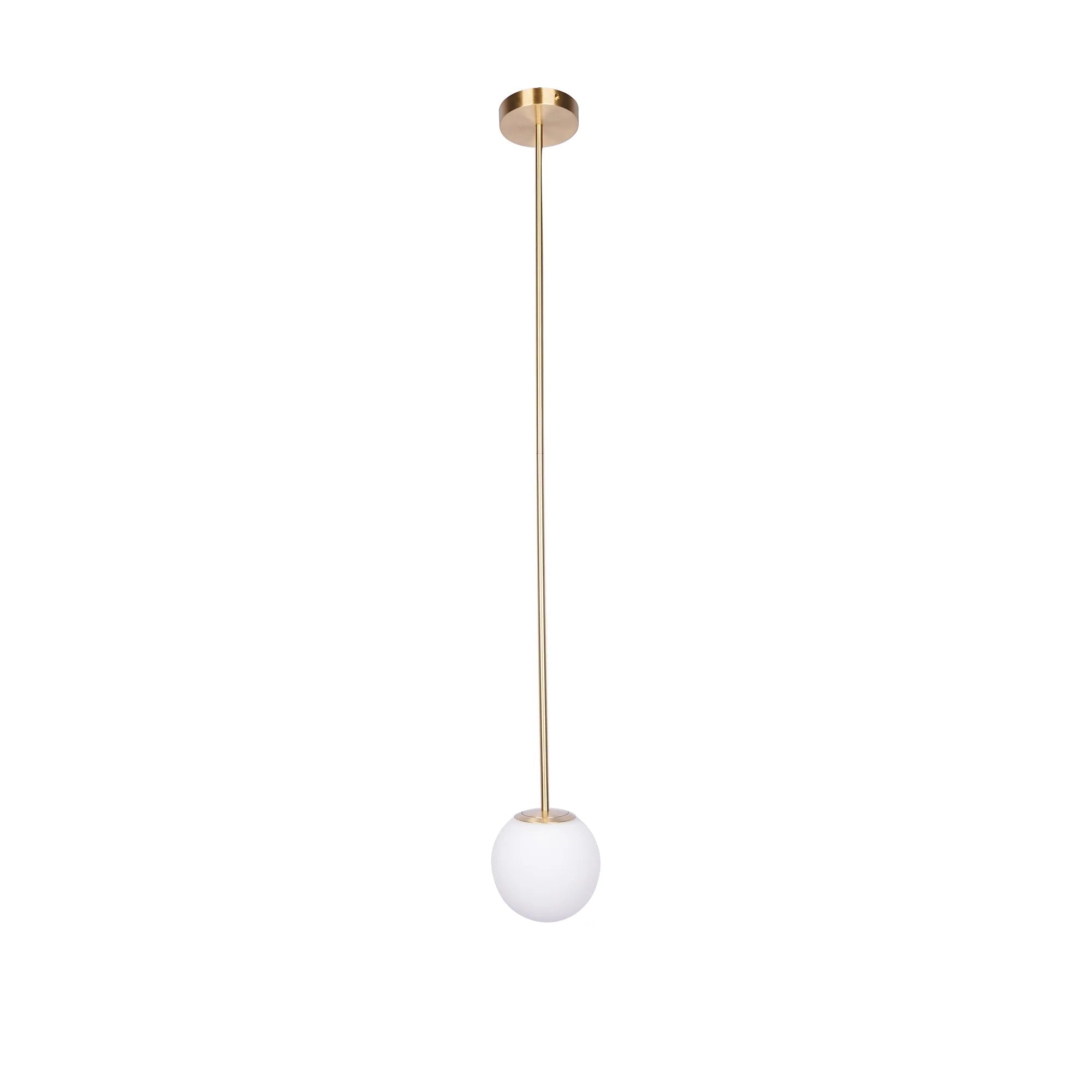 Lampada a Sospensione Minimalista in Ottone