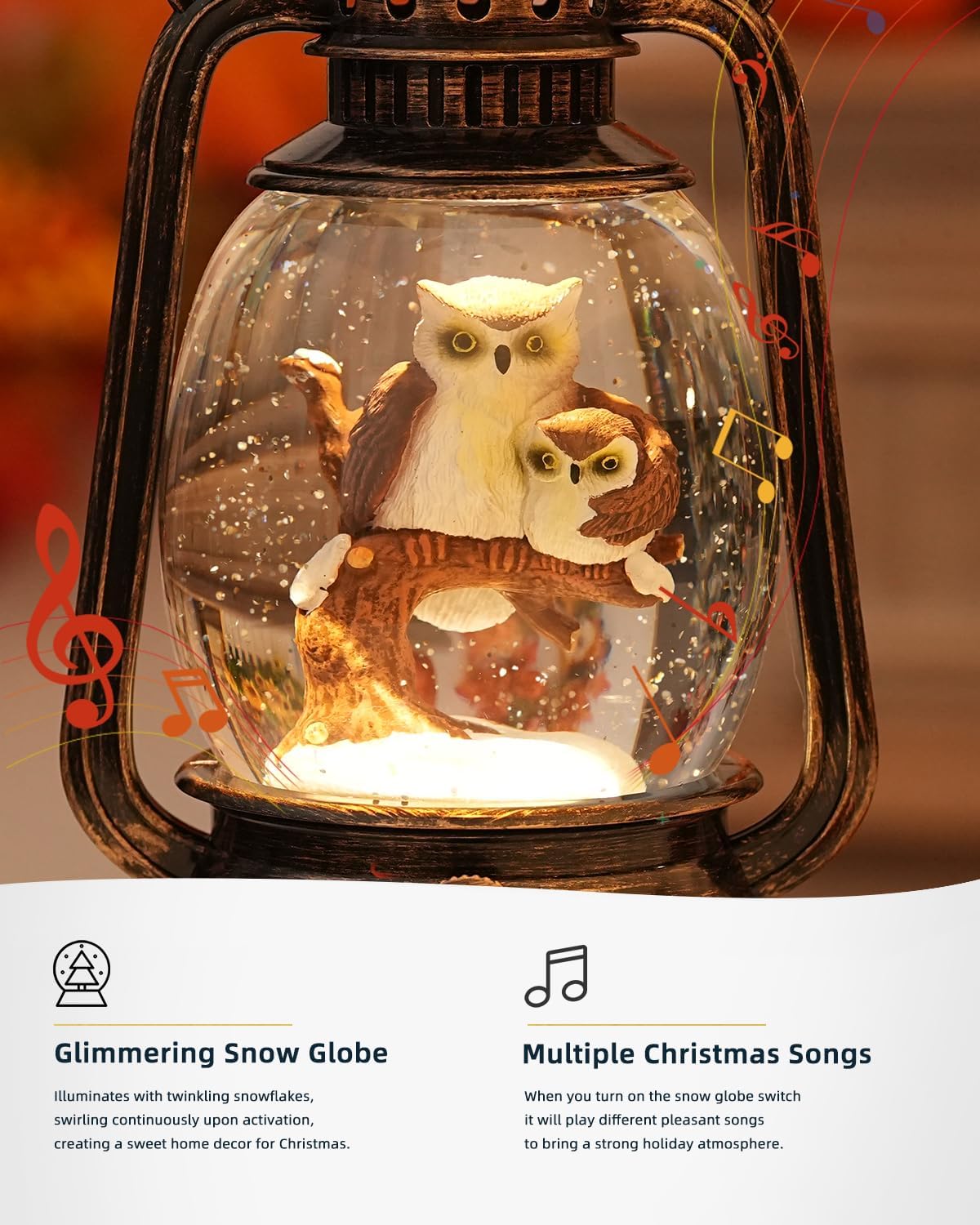Lampada a LED a forma di Zucca per Decorazioni Autunnali – Luce Calda con Timer di 6 Ore