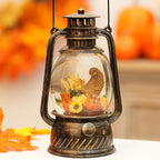 Lampada a LED a forma di Zucca per Decorazioni Autunnali – Luce Calda con Timer di 6 Ore