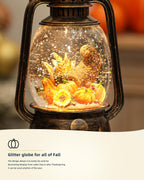 Lampada a LED a forma di Zucca per Decorazioni Autunnali – Luce Calda con Timer di 6 Ore