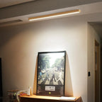 Arisha Linear Slim Ceiling Light, Legno