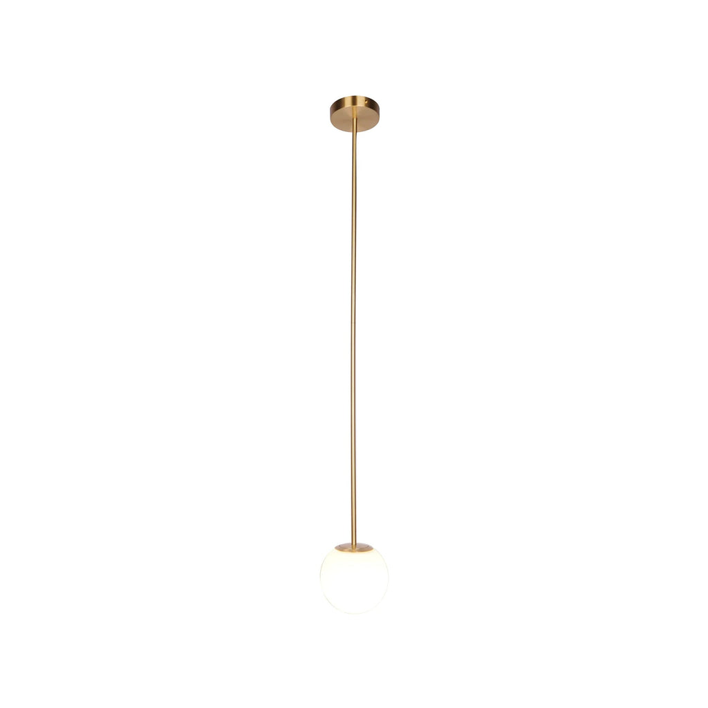 Lampada a Sospensione Minimalista in Ottone