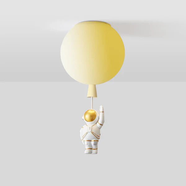 Lampada da soffitto LED Moderna Luna/Astronauti