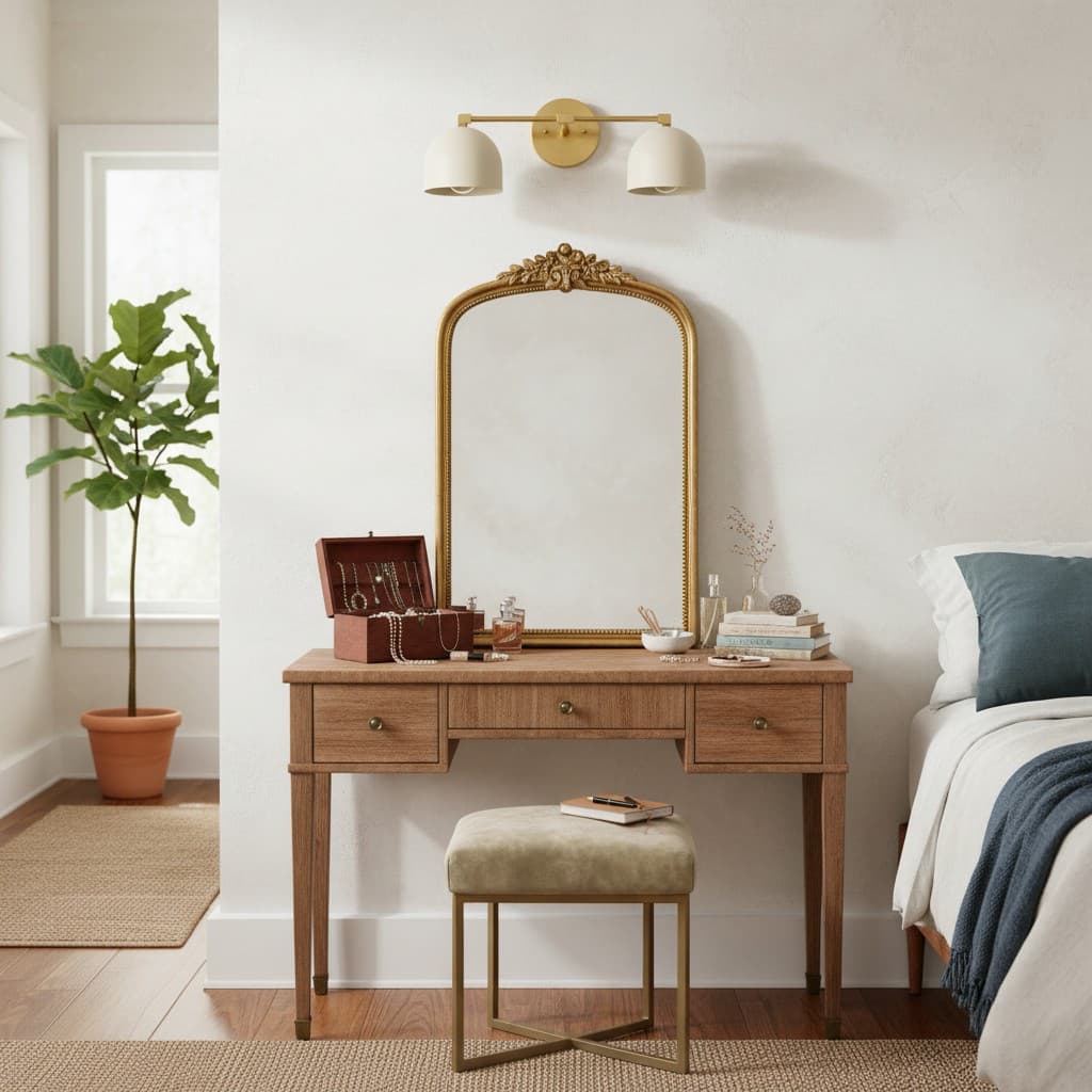 Applique da Parete in Ottone Chroma Dome per Bagno Moderno