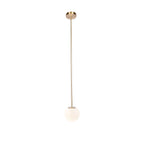 Lampada a Sospensione Minimalista in Ottone