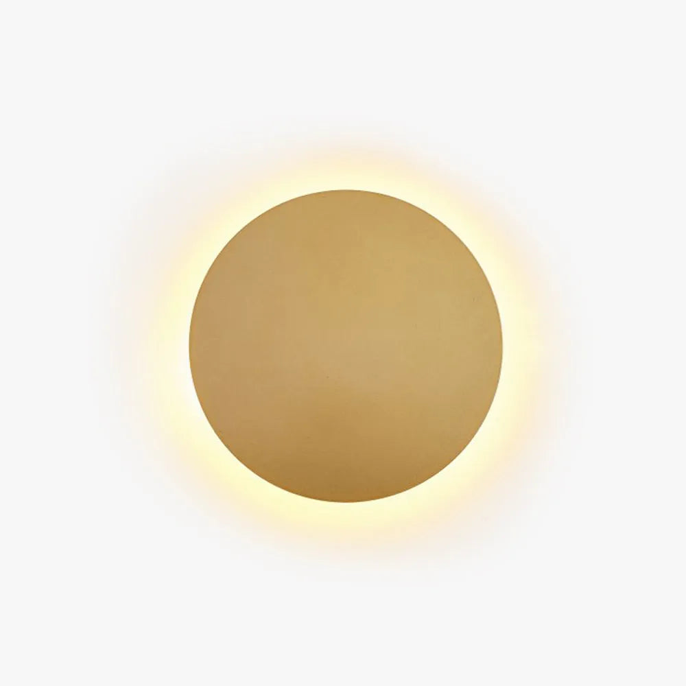 Lampada da Parete Rotonda Minimalista Arisha, Metallo, da Comodino/Soggiorno