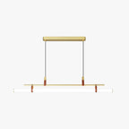 Inari Moderno Lampadario Lineare in Metallo, Nero/Oro