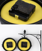 TwinTick – Orologio da parete doppio lato con visualizzazione analogica e digitale e design moderno