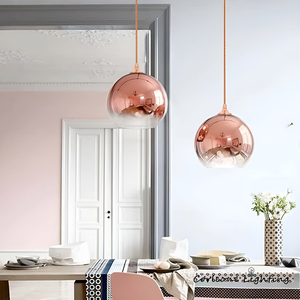 AuraDome Light - Moderna lampada a sospensione a forma sferica