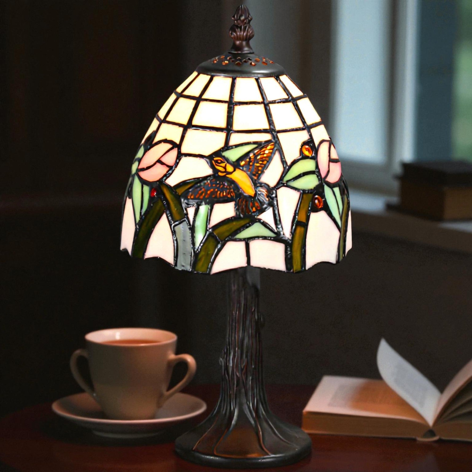 Lampada da Tavolo Mini Tiffany 15cm Minster Ledbury