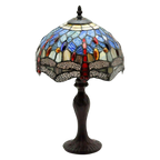 Lampada da Tavolo Tiffany 10" Drago Blu Minster