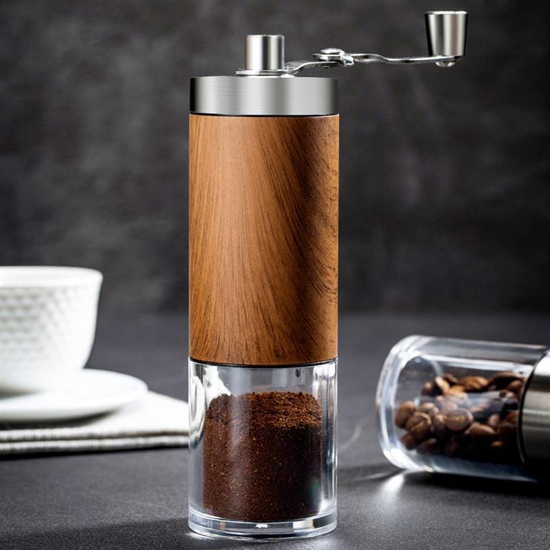 BrewMate - Macinacaffè manuale portatile con manico pieghevole per caffè fresco ovunque
