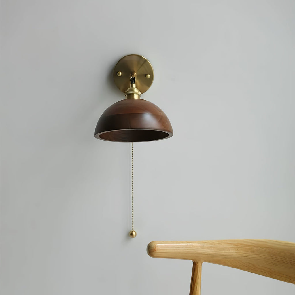 Eira Vintage Lampada da Parete con Interruttore a Catena