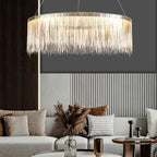 Arisha Lusso LED Lampada a Sospensione Catena Nappa