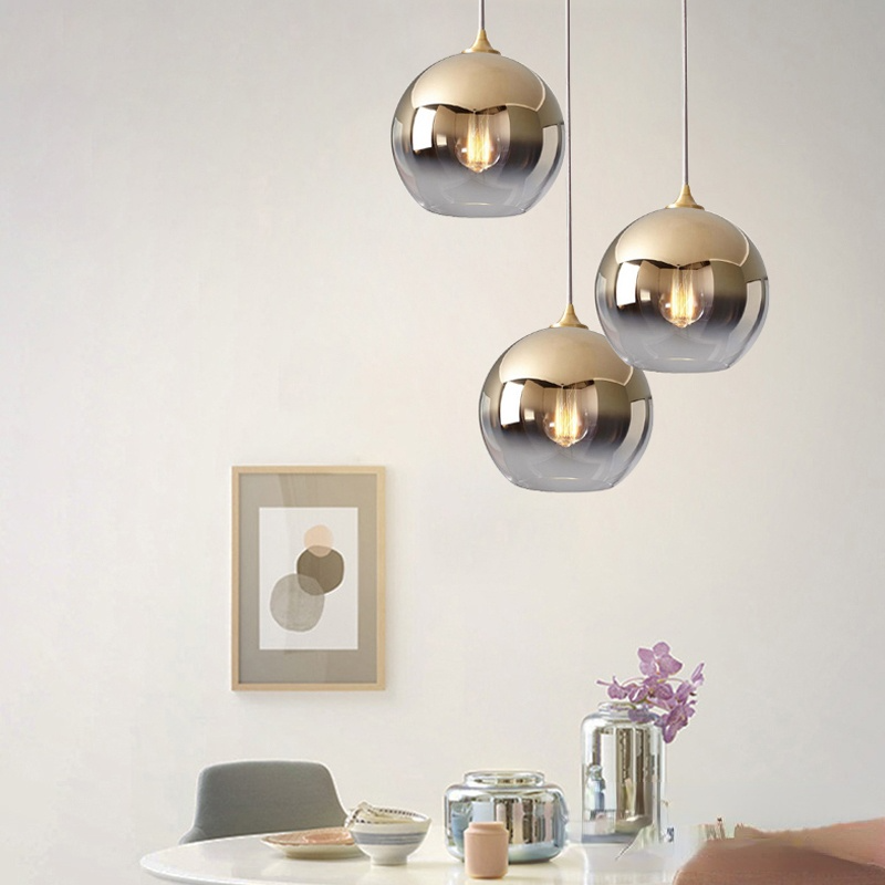 Brina Lampada a Sospensione con Pallone Frosted Gradient