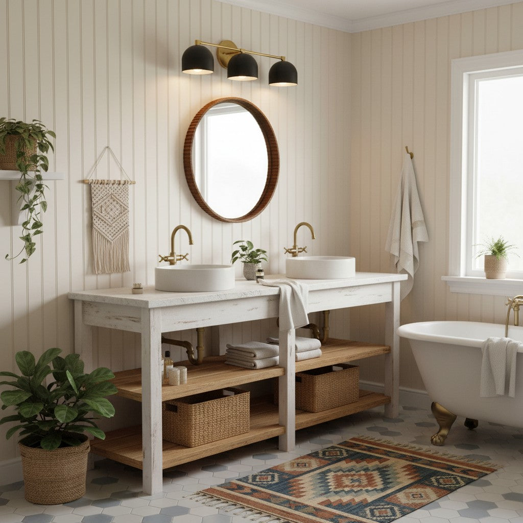 Applique da Parete in Ottone Chroma Dome per Bagno Moderno