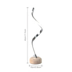 RusticGlow Lampada – Moderna Lampada da Tavolo LED in Legno