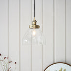 Lampadario in Ottone Hansen
