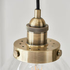 Lampadario in Ottone Hansen