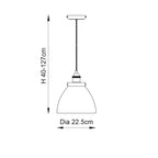 Lampadario in Ottone Hansen
