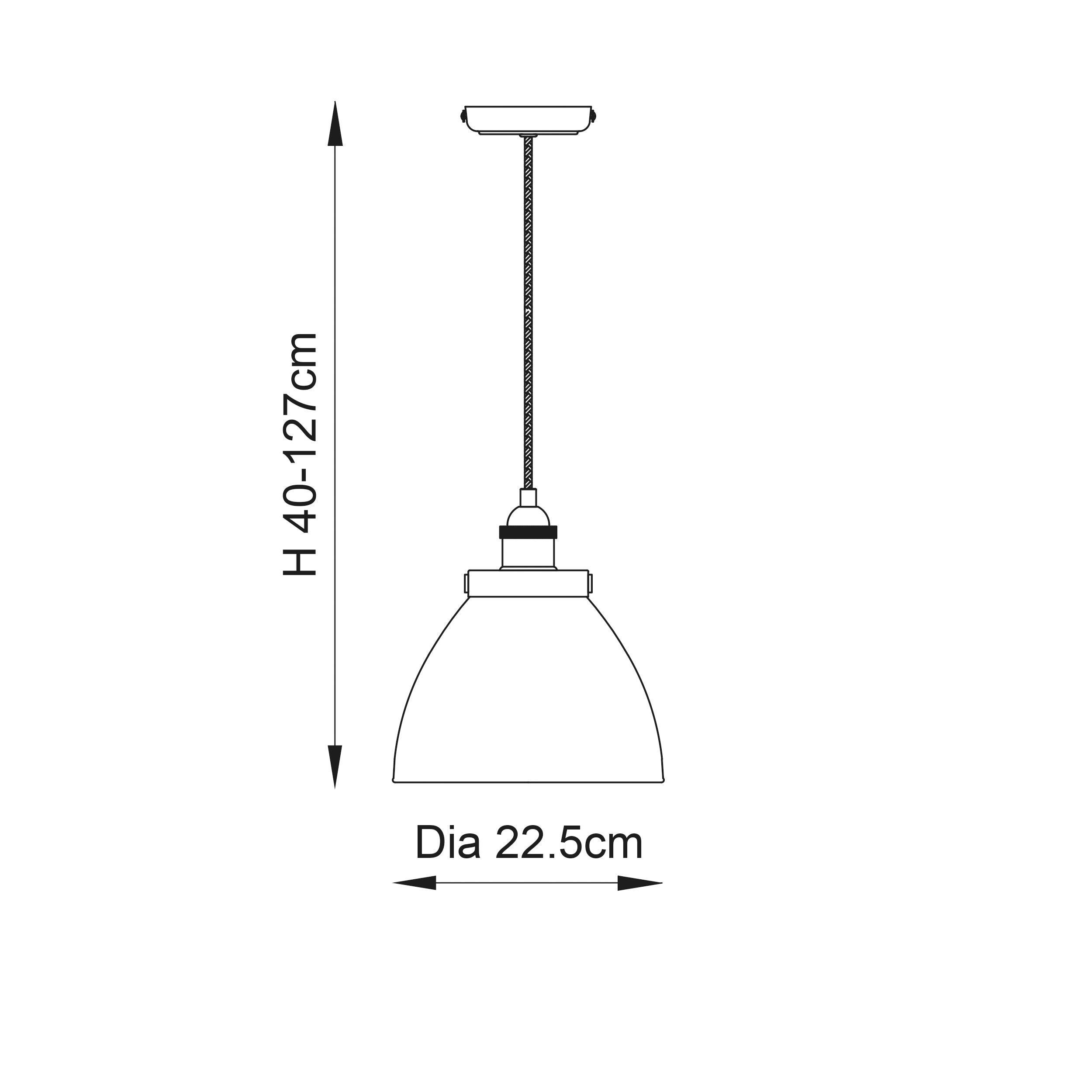 Lampadario in Ottone Hansen