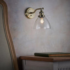 Applique da parete in ottone Hansen di Endon Lighting