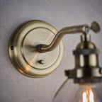 Applique da parete in ottone Hansen di Endon Lighting