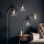 Applique da parete in ottone Hansen di Endon Lighting