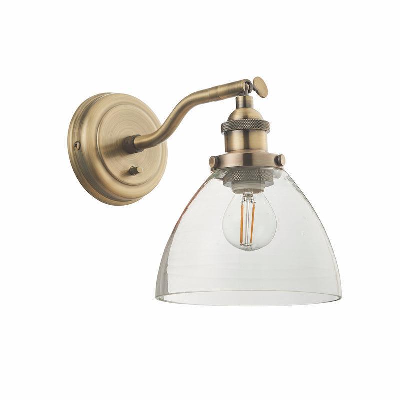 Applique da parete in ottone Hansen di Endon Lighting