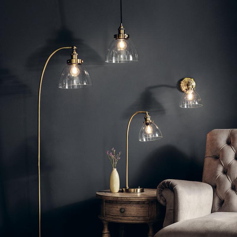 Lampada da Tavolo in Ottone Hansen di Endon Lighting