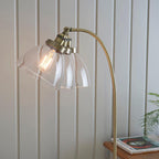 Lampada da Terra in Ottone Hansen