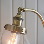 Lampada da Terra in Ottone Hansen