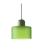 Lampada a sospensione in vetro – Elegante lampada cilindrica per ambienti accoglienti