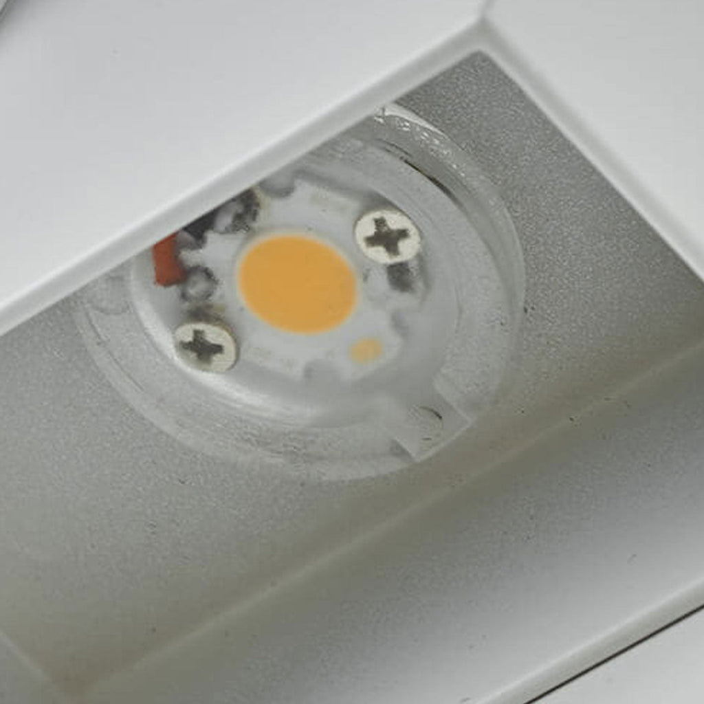 Applique a parete moderna semplice quadrata con sensore di corpo LED