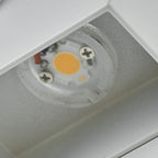 Applique a parete moderna semplice quadrata con sensore di corpo LED