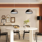 Glarefusion Moderno Creativo Lampadario Semicircolare in Vetro