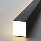 Arisha Minimalista Linear Metal Pendant Light, Bianco/Nero