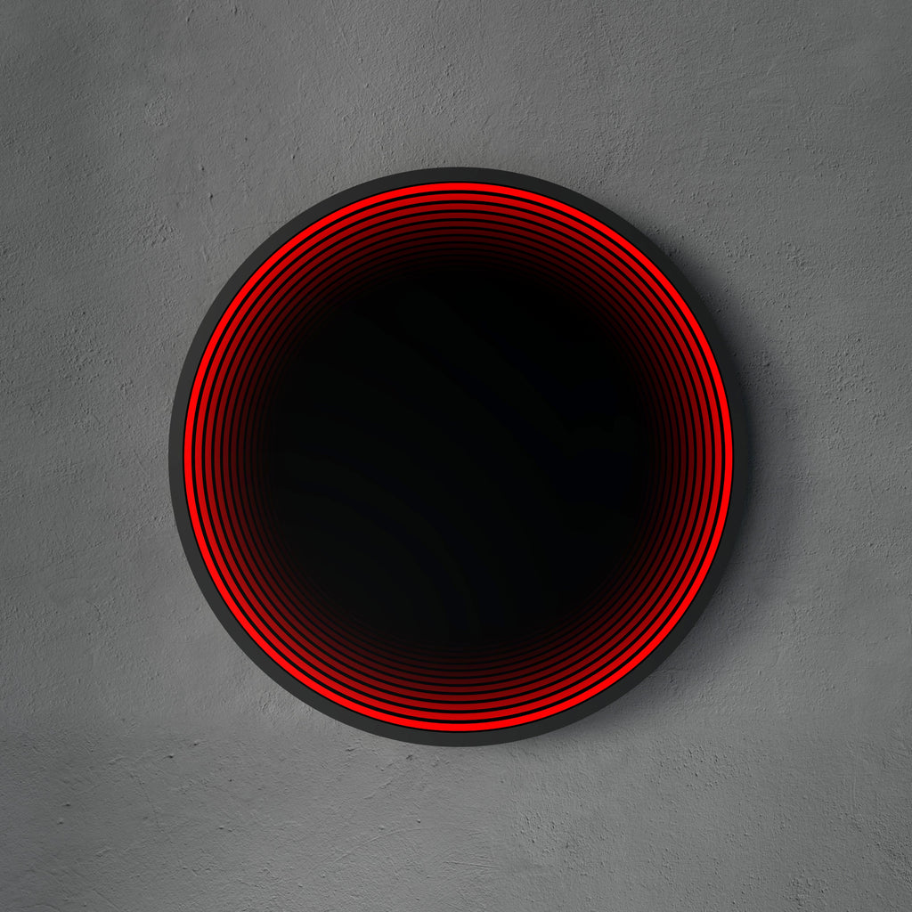 Specchio Circolare 3D con Luce