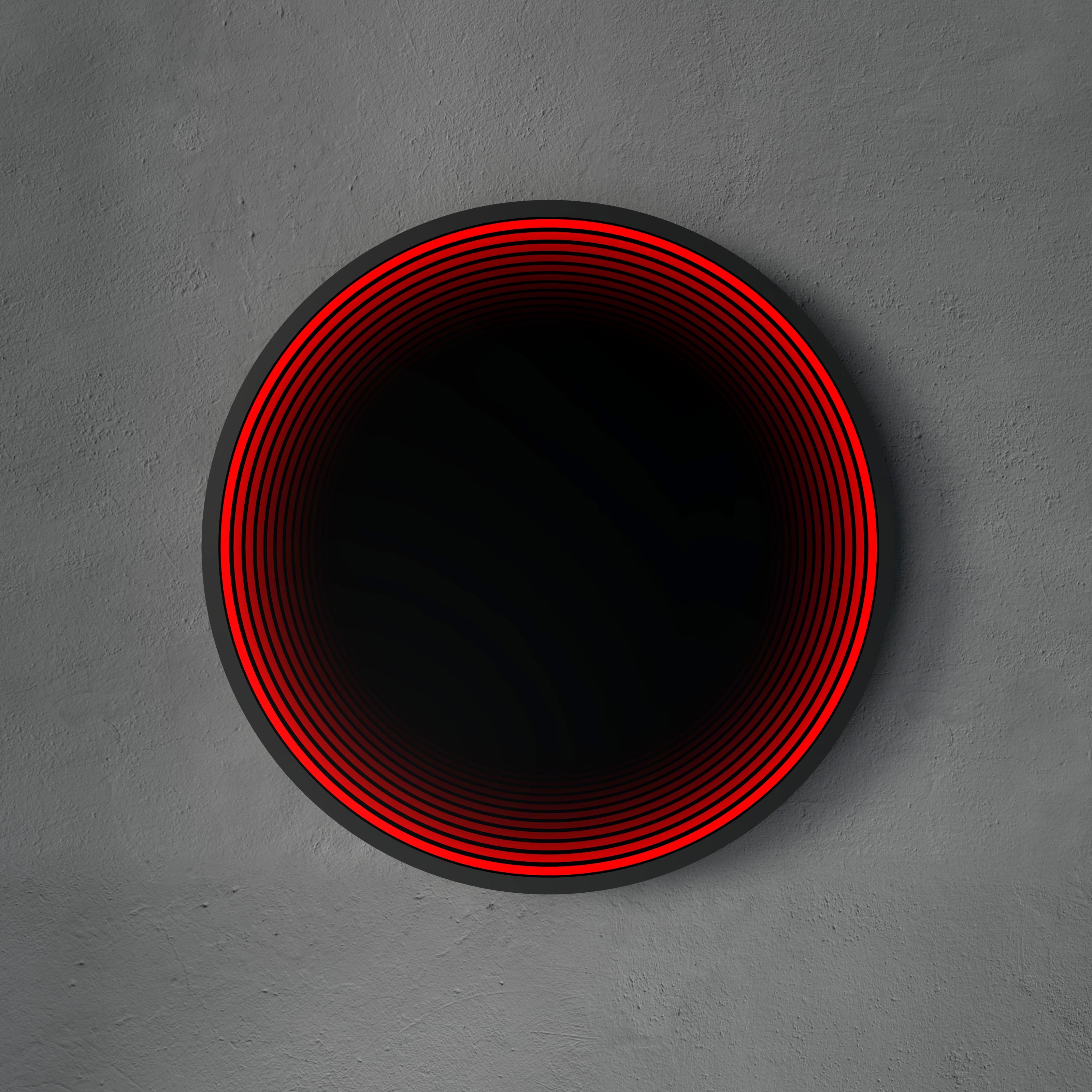 Specchio Circolare 3D con Luce