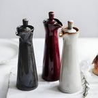 Bottiglia per olio e spezie in ceramica – Elegante e preserva gli aromi | Perfetta per cucina e tavolo da pranzo