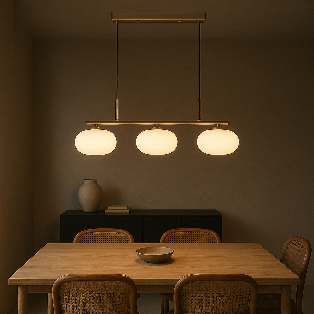 Moderno Lampadario Bauhaus a 3 Luci