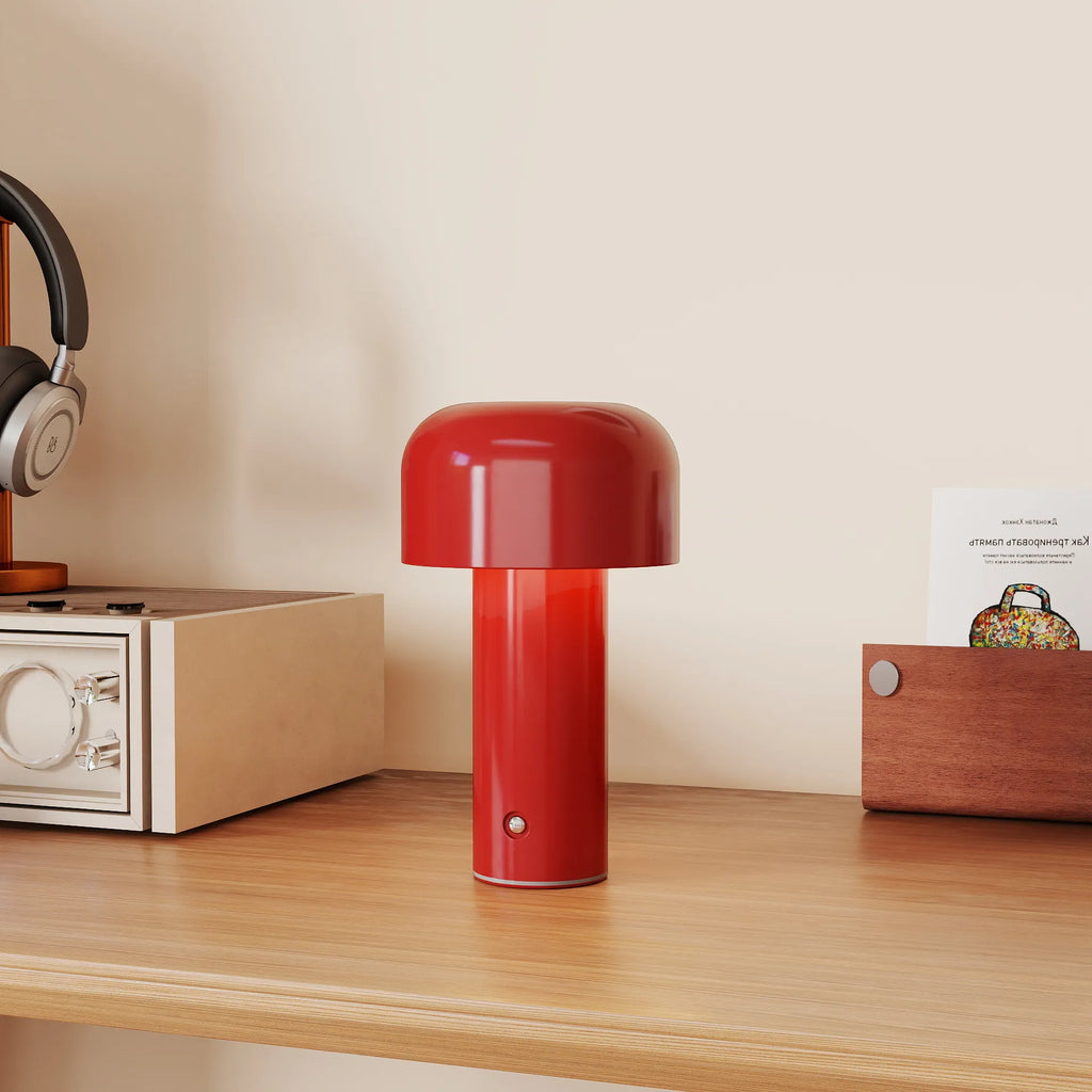 Lampada da Tavolo Creativa Semplice a Forma di Fungo