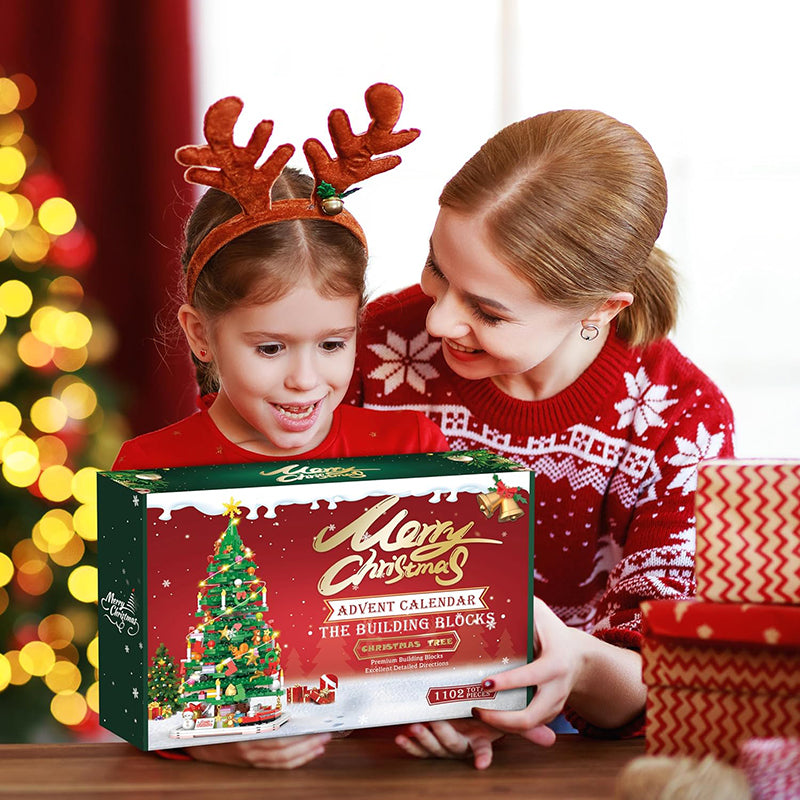 Calendario dell'Avvento Albero di Natale 2026 – Kit Fai-da-te per Decorazioni Natalizie