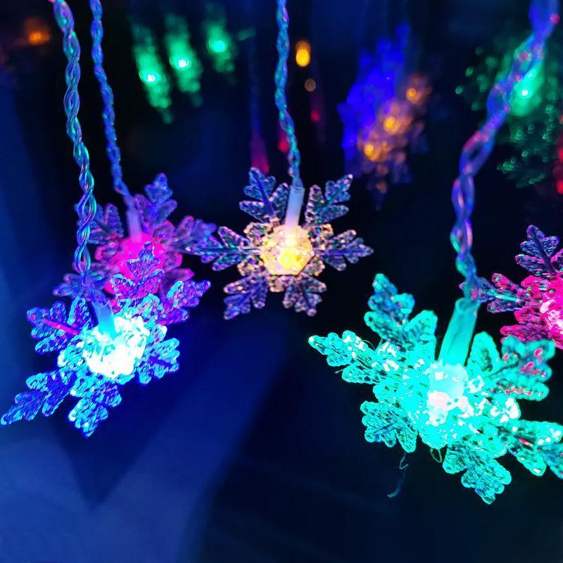Illuminazione a LED per tende di Natale – Illuminazione decorativa e riutilizzabile per feste